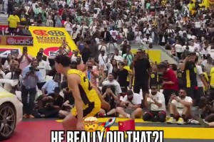 巴黎扣籃大賽冠軍！陳登星胯下?lián)Q手飛躍汽車這一扣放NBA什么水平
